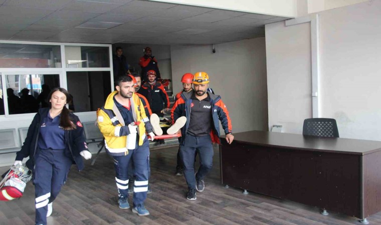 Şırnakta deprem tatbikatı