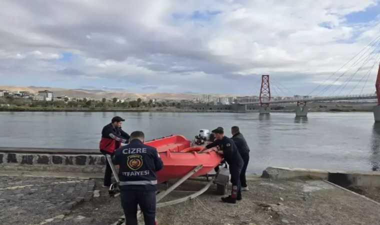 Şırnakta kaybolan genç için Dicle Nehride arama çalışması başlatıldı