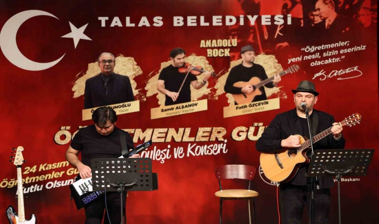 Talasta Öğretmenler Gününe özel konser ve söyleşi