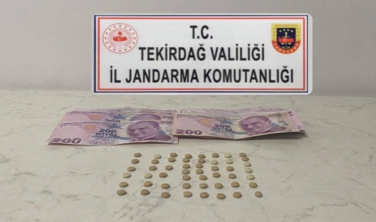 Tekirdağda jandarmadan uyuşturucu operasyonu