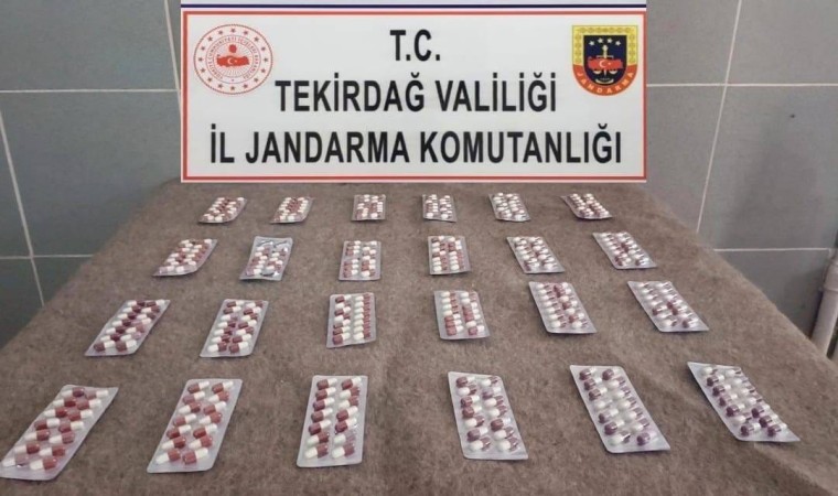 Tekirdağda uyuşturucu operasyonlarında çok sayıda sentetik hap ve uyuşturucu madde ele geçirildi