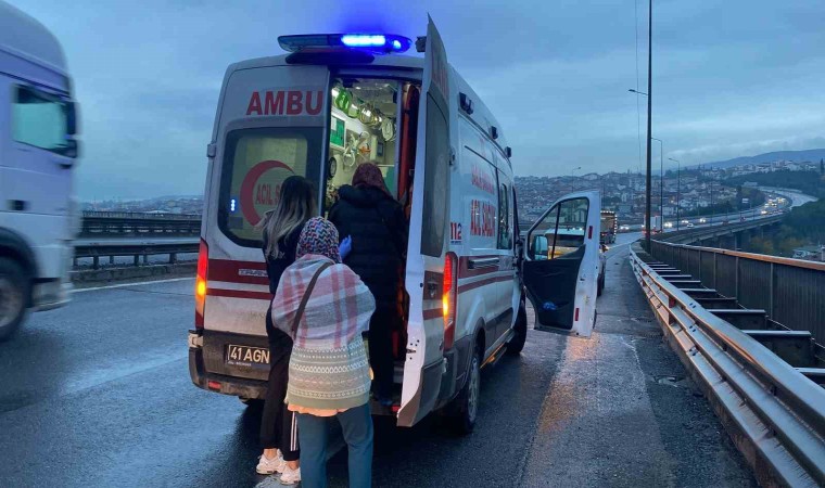 TEMin Kocaeli geçişinde zincirleme kaza: 5 yaralı