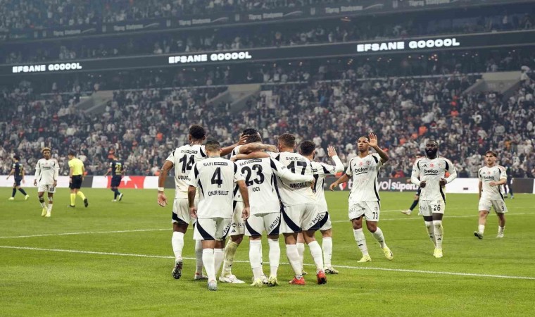 Trendyol Süper Lig: Beşiktaş: 1 - Kasımpaşa: 0 (İlk yarı)