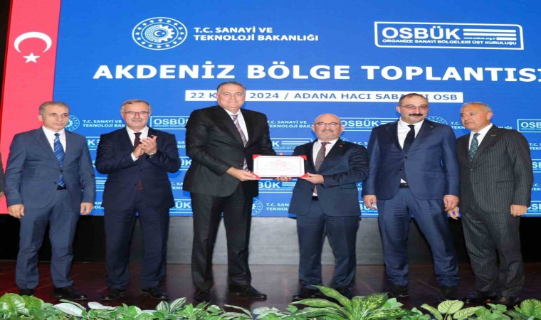 TSEden Antalya OSBye Yeşil OSB belgesi