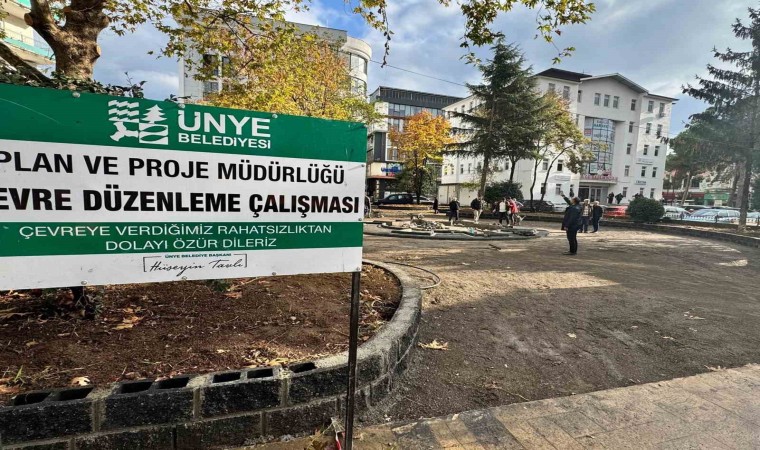 Ünyede işlevini kaybeden park yenilenecek