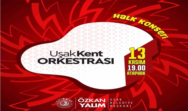 Uşakta halk konserleri devam ediyor