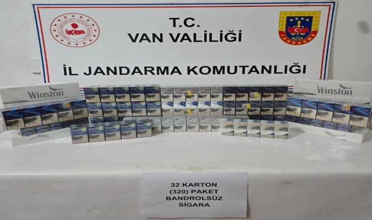 Vanda 860 paket kaçak sigara ele geçirildi