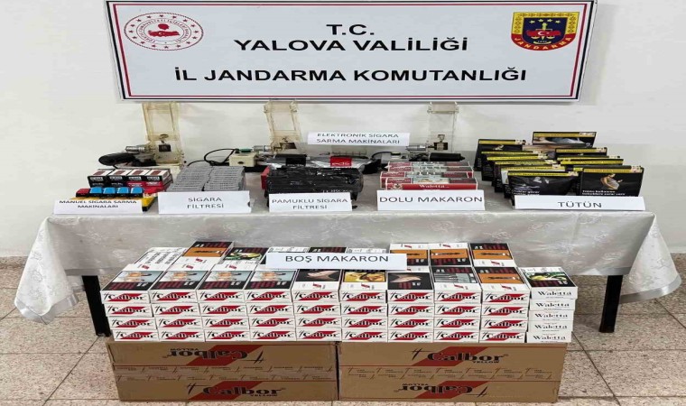 Yalovada kaçak tütün operasyonu