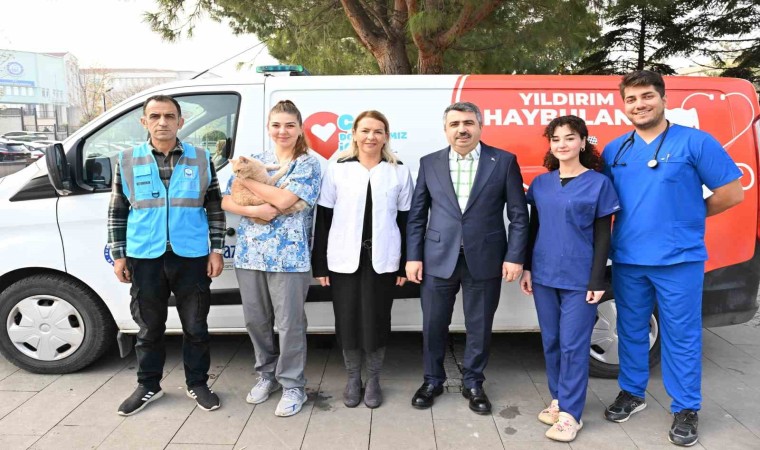 Yıldırımda ‘can dostu ambulans