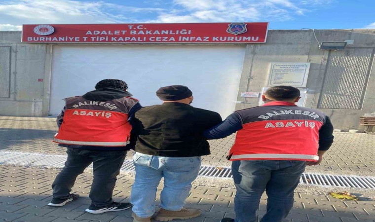 62 yıl 6 ay hapis cezası bulunan şahıs yakalanarak cezaevine teslim edildi