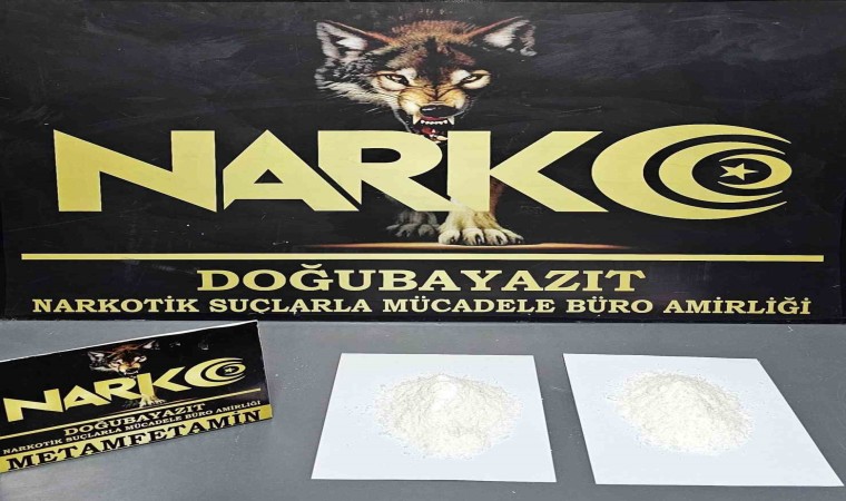 Ağrıda 1 kilo 44 gram metamfetamin ele geçirildi