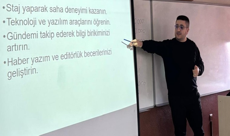 Ajans haberciliğinin perde arkası BEUN Meslek Yüksekokulunda anlatıldı