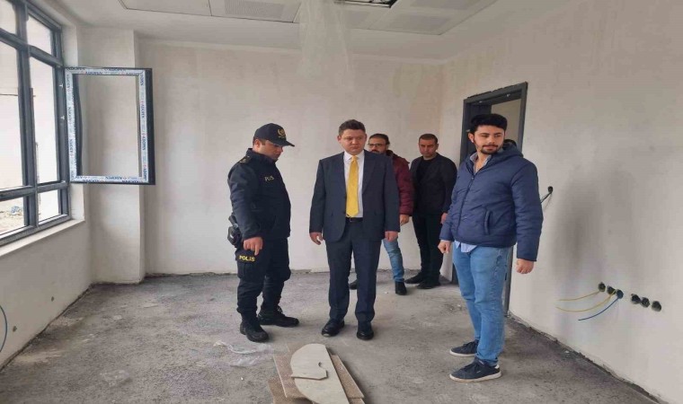 Arsuzda polis merkezi amirliği inşaatında sona gelindi