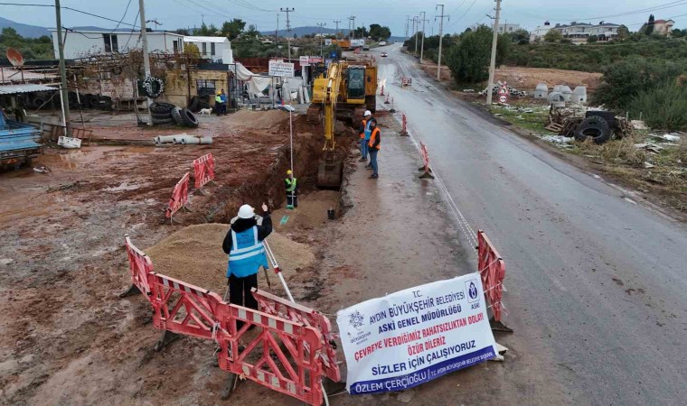 Aydın Büyükşehir Belediyesi Didimde çalışmalarını hız kesmeden sürdürüyor