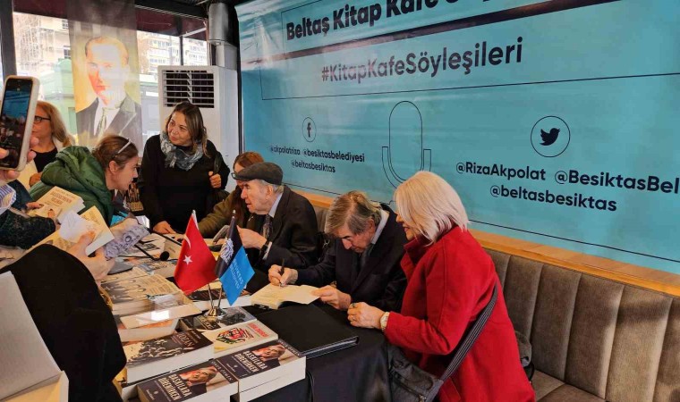 Beşiktaş Belediyesi Beltaş Kitap Kafede Altan ve Onur Öymeni ağırladı