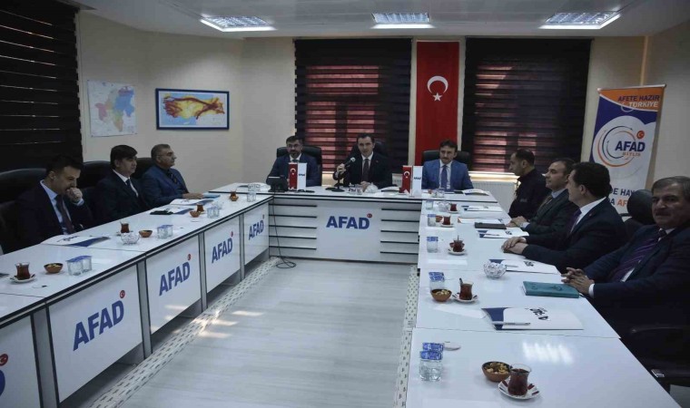 Bitliste ‘İl Afet Risk Azaltma Planı toplantısı yapıldı