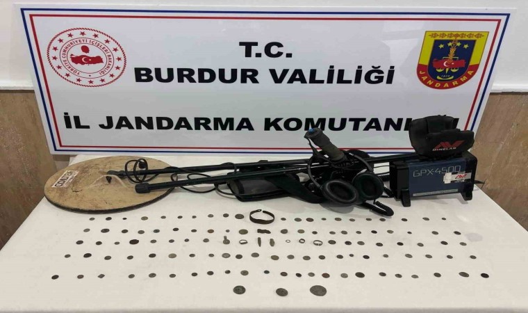 Burdurda kaçak kazı şüphelisi yakalandı