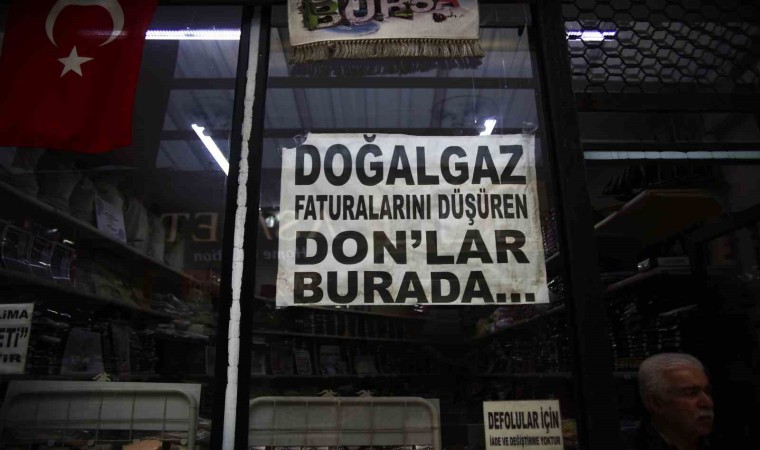 Bursada doğalgaz faturasını düşüren donlara büyük ilgi