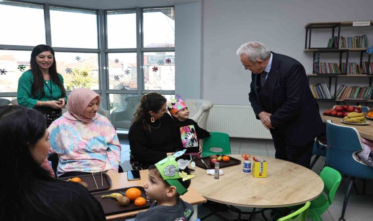 Çalı Kadın ve Çocuk Akademisine Başkan Şadi Özdemirden ziyaret