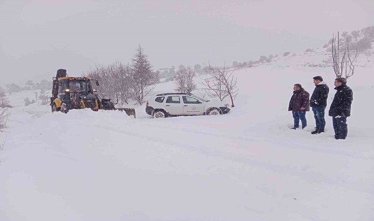 Çameli Belediyesi kar nöbetinde