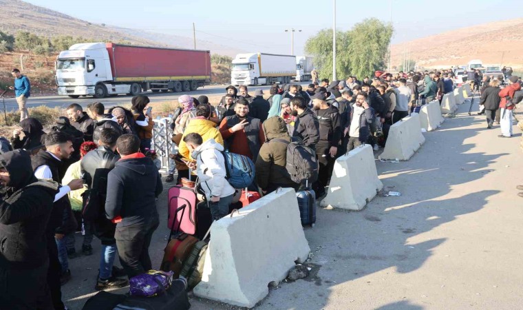 Cilvegözünden Suriyeliler yurtlarına dönmeye başladı