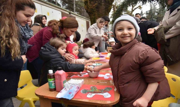 Çocuklar Sanat Sokağında gönüllerince eğlendi