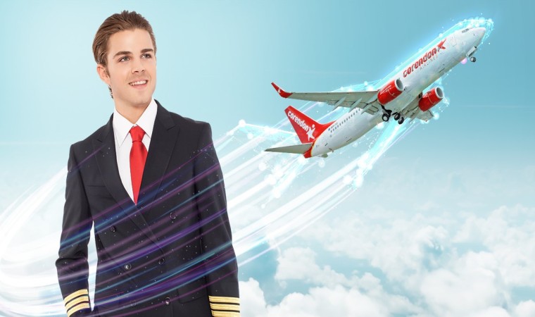 Corendon Airlinesın pilot yetiştirme programına 500 kaptan pilot adayı başvurdu