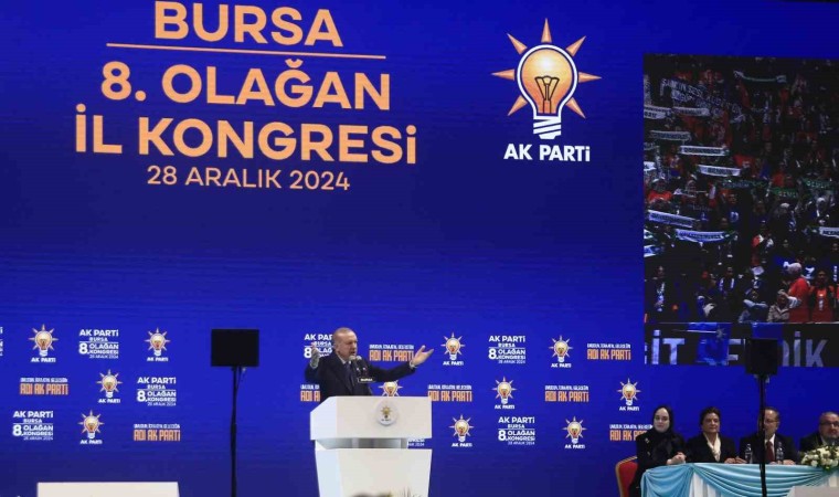 Cumhurbaşkanı Erdoğan, Bursaya 785 milyar liralık yatırım yaptıklarını açıkladı