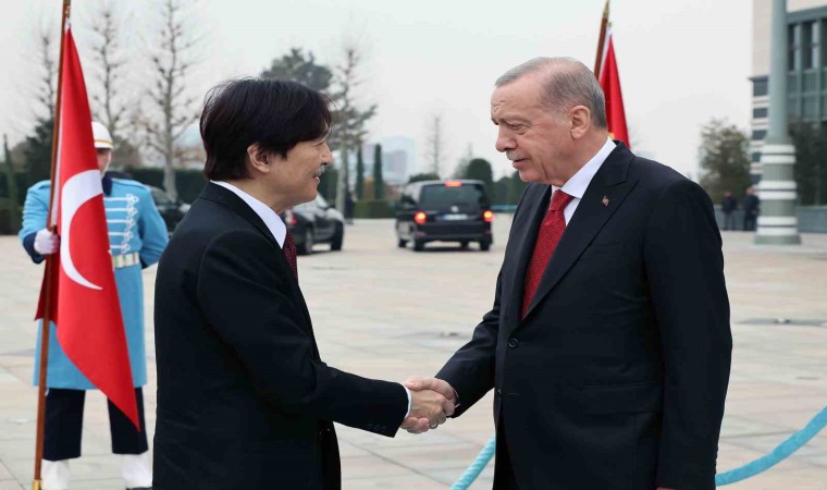 Cumhurbaşkanı Erdoğan, Japonya Veliaht Prensi Fumihitoyu kabul etti