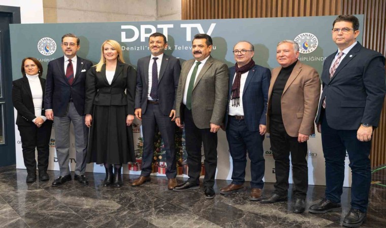 Denizli protokolü 2025i DRT TV ekranlarında karşıladı