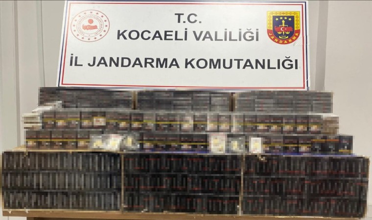 Dilovasında kaçak sigara operasyonu: 2 gözaltı