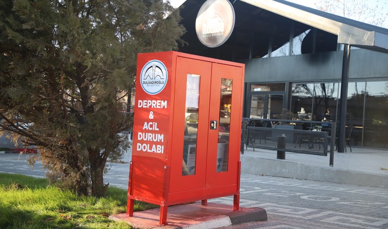 Dulkadiroğlunda acil durum dolapları