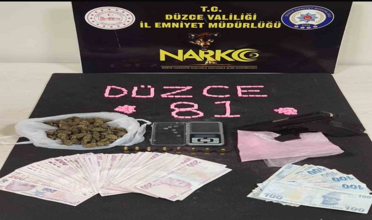 Düzcede uyuşturucu operasyonunda 2 kişi tutuklandı