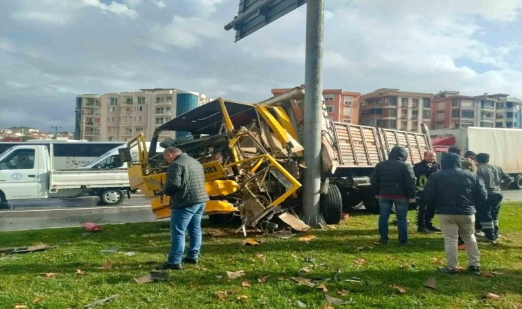 Edremit Otogar Kavşağında kaza