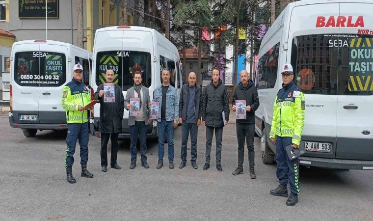 Eğirdirde okul servisi sürücülerine güvenlik denetimi