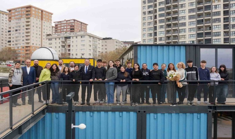 Erasmus öğrencileri Aziz Sancar Bilim ve Sanat Merkezinde