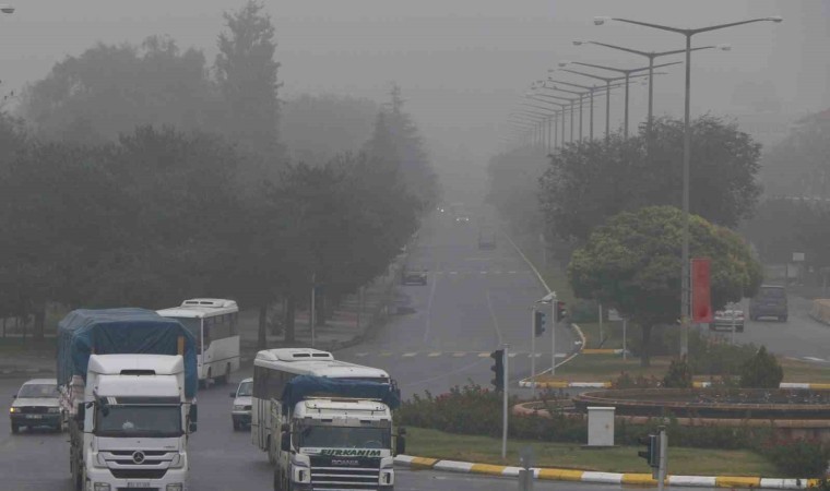 Erzincan güne sisle uyandı