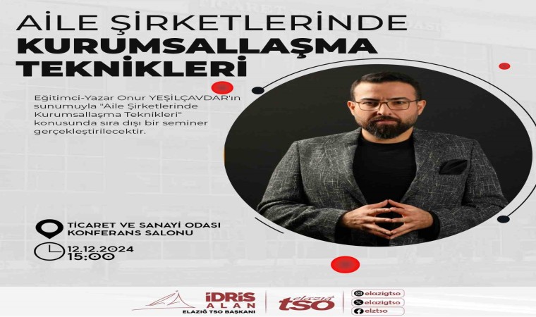 ETSOdan aile şirketlerinde kurumsallaşma teknikleri konferansı