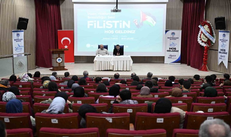 Filistinin sessiz çığlığı Battalgazide yankılandı