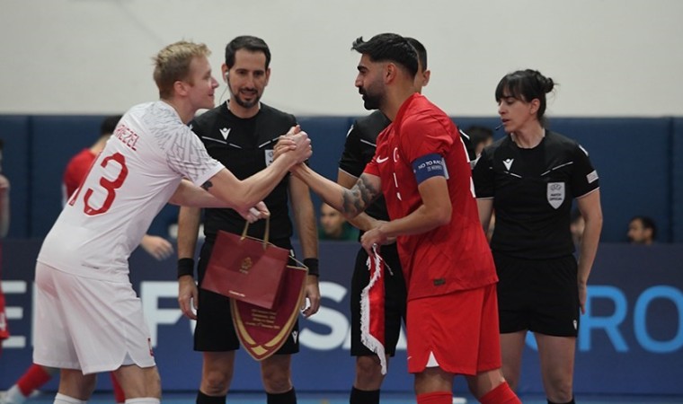 Futsal A Millî Takımı 2026 Avrupa Şampiyonası ilk maçı için ETÜde parkeye çıktı