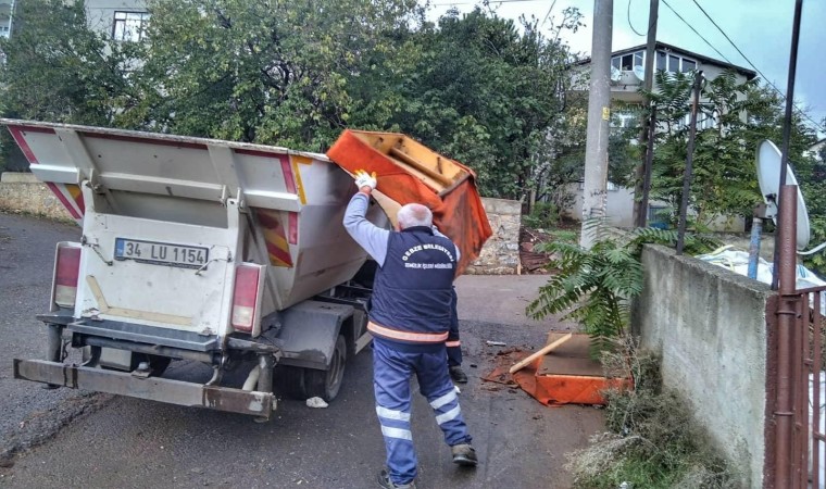 Gebzede bu yıl tonlarca atık toplandı