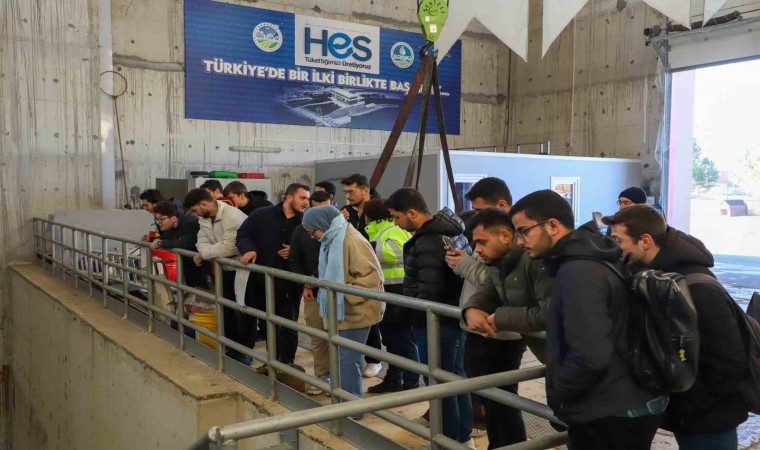 Geleceğin mühendisleri SASKİnin son teknolojik özelliklere sahip tesislerini gezdi