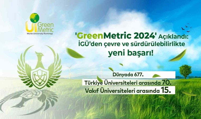 GreenMetric 2024 açıklandı: İGÜden çevre ve sürdürülebilirlikte yeni başarı