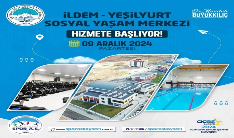 İldem-Yeşilyurt Sosyal Yaşam Merkezi hizmete giriyor