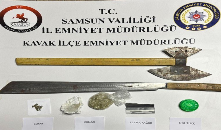 İş yerine uyuşturucu baskını