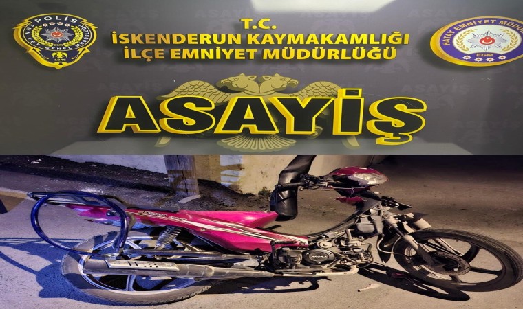 İskenderunda motosiklet hırsızı 2 şahıs yakayı ele verildi