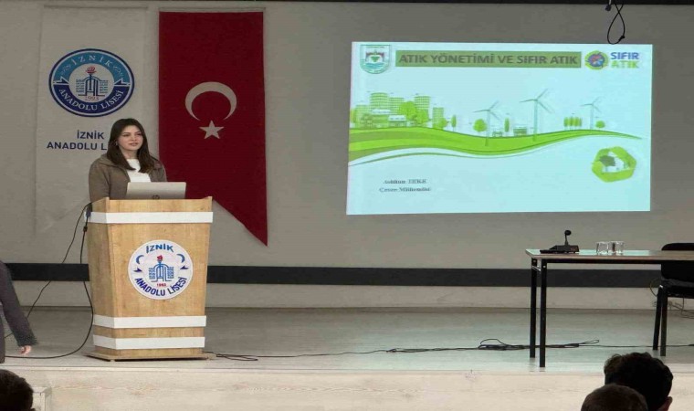 İznik Belediyesinden gençlere çevre bilinci semineri başladı