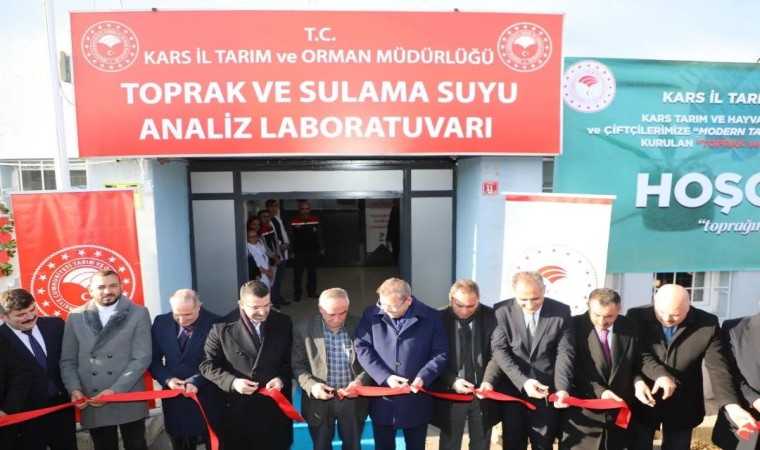 Karsta Toprak ve Sulama Suyu Analiz Laboratuvarı açıldı