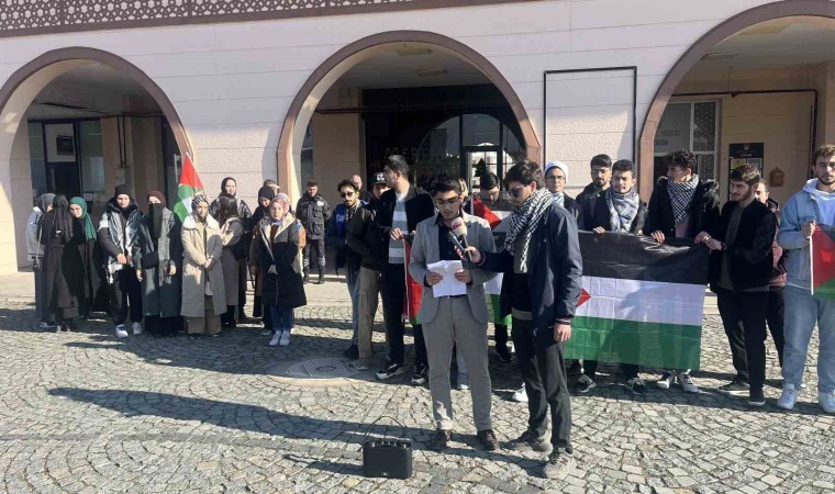 Kastamonu Üniversitesi öğrencileri, Filistin için tek yürek oldu