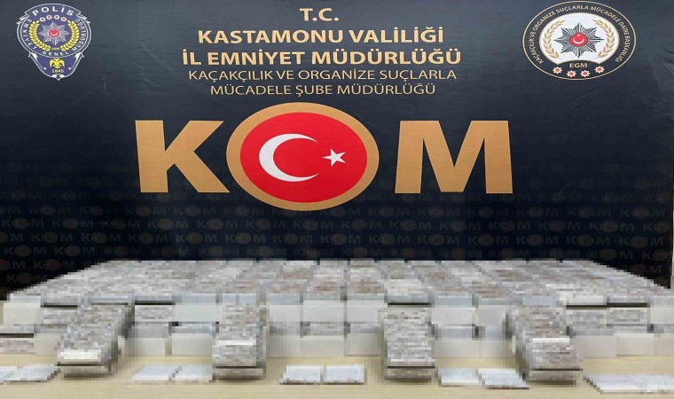 Kastamonuda 29 bin 900 adet doldurulmuş makaron ele geçirildi